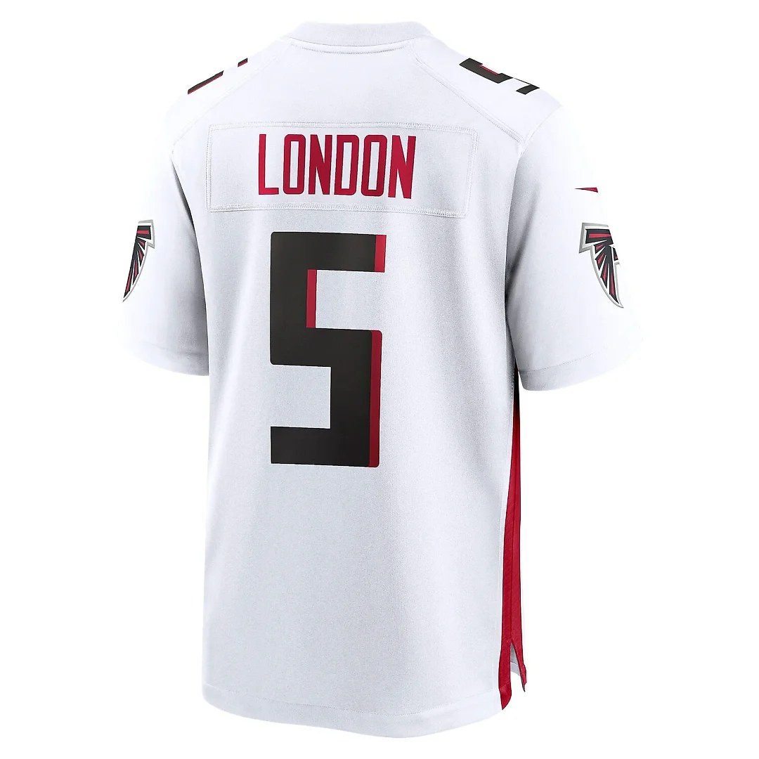 Zennovawear Drake London Atlanta Falcons Away Game Player Jersey - White