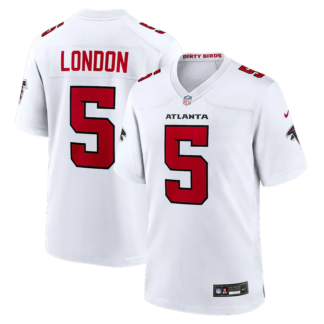 Zennovawear Drake London Atlanta Falcons Game Jersey - White