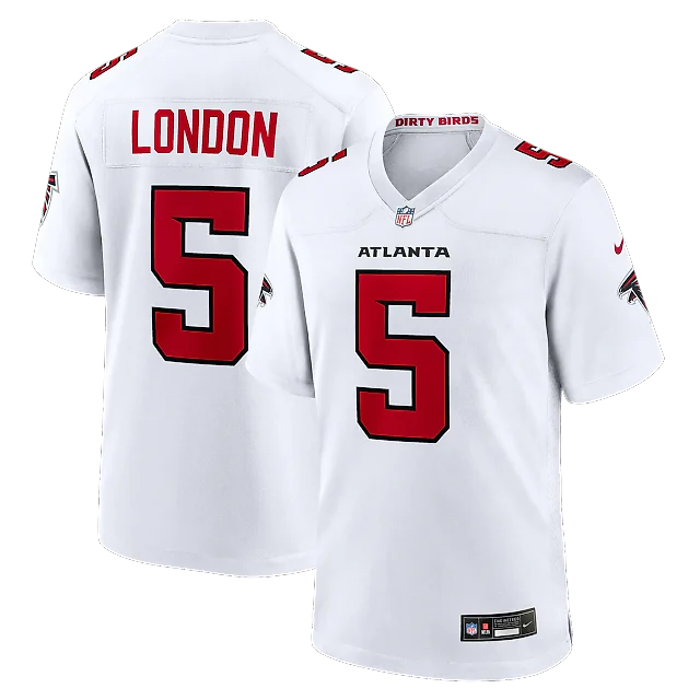 Zennovawear Drake London Atlanta Falcons Game Jersey - White