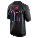 Zennovawear Drake Maye New England Patriots Fashion Game Jersey - Carbon Black