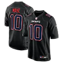 Zennovawear Drake Maye New England Patriots Fashion Game Jersey - Carbon Black