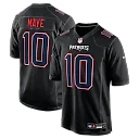 Zennovawear Drake Maye New England Patriots Fashion Game Jersey - Carbon Black