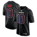 Zennovawear Drake Maye New England Patriots Game Jersey - Carbon Black