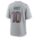Zennovawear Drake Maye New England Patriots Atmosphere Fashion Game Jersey - Gray