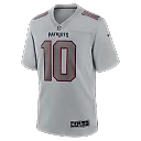 Zennovawear Drake Maye New England Patriots Atmosphere Fashion Game Jersey - Gray