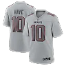 Zennovawear Drake Maye New England Patriots Atmosphere Fashion Game Jersey - Gray
