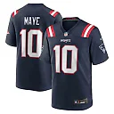 Zennovawear Drake Maye New England Patriots Player Game Jersey - Navy