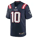 Zennovawear Drake Maye New England Patriots Player Game Jersey - Navy
