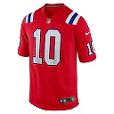 Zennovawear Drake Maye New England Patriots Player Game Jersey - Red
