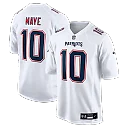 Zennovawear Drake Maye New England Patriots Game Jersey - Tundra White