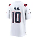 Zennovawear Drake Maye New England Patriots Player Game Jersey - White