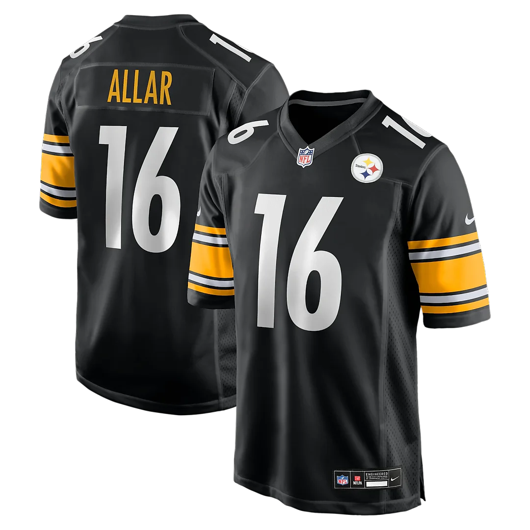 Zennovawear Drew Allar Pittsburgh Steelers Game Jersey - Black