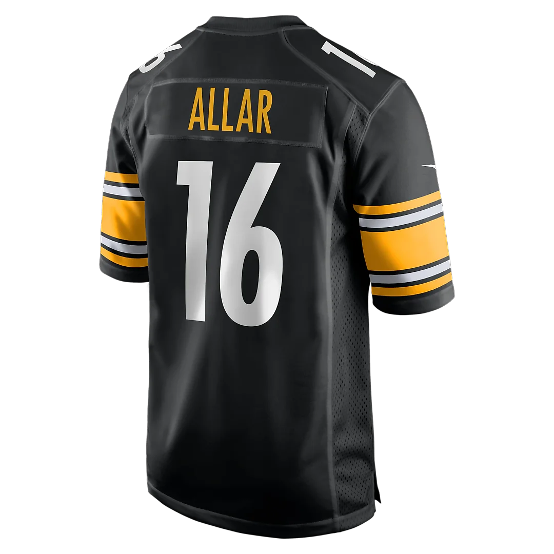 Zennovawear Drew Allar Pittsburgh Steelers Game Jersey - Black