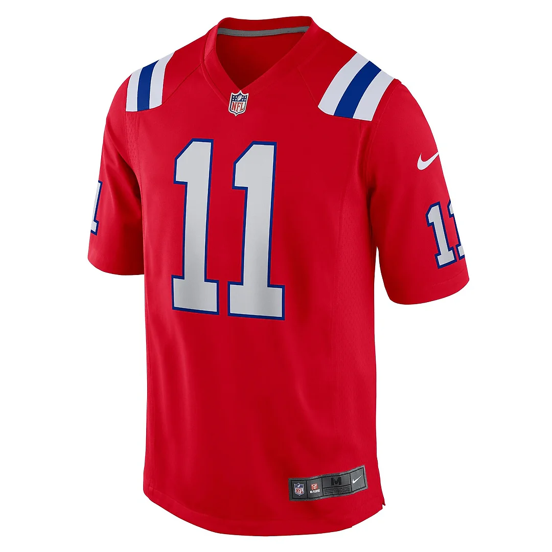 Zennovawear Drew Bledsoe New England Patriots Retired Player Alternate Game Jersey - Red