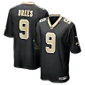 Zennovawear Drew Brees New Orleans Saints Team Game Jersey - Black