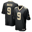 Zennovawear Drew Brees New Orleans Saints Team Game Jersey - Black