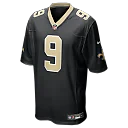 Zennovawear Drew Brees New Orleans Saints Team Game Jersey - Black
