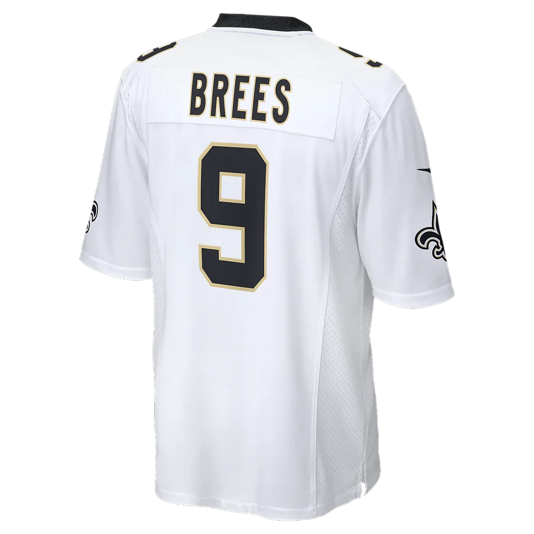 Zennovawear Drew Brees New Orleans Saints Game Jersey - White