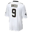 Zennovawear Drew Brees New Orleans Saints Game Jersey - White