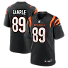 Zennovawear Drew Sample Cincinnati Bengals Game Jersey - Black