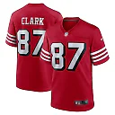 Zennovawear Dwight Clark San Francisco 49ers Retired Player Alternate Game Jersey - Scarlet
