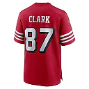 Zennovawear Dwight Clark San Francisco 49ers Retired Player Alternate Game Jersey - Scarlet