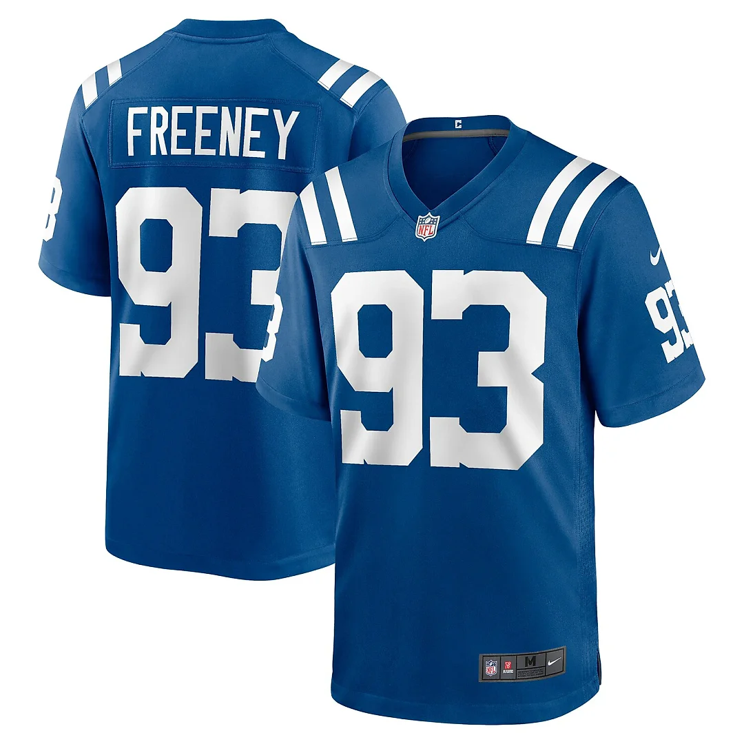 Zennovawear Dwight Freeney Indianapolis Colts Team Retired Player Game Jersey - Royal