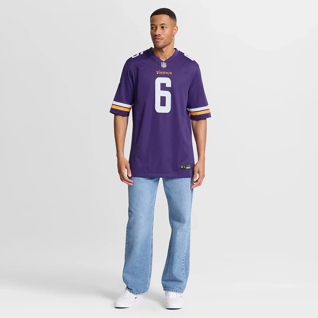 Zennovawear Dwight McGlothern Minnesota Vikings Team Game Jersey - Purple