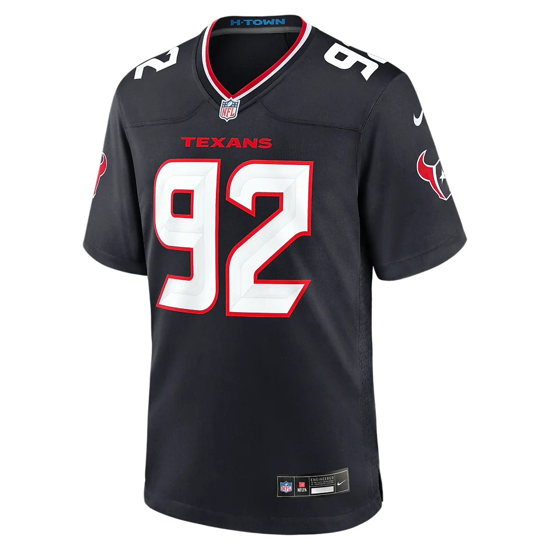 Zennovawear Dylan Horton Houston Texans Team Game Jersey - Navy