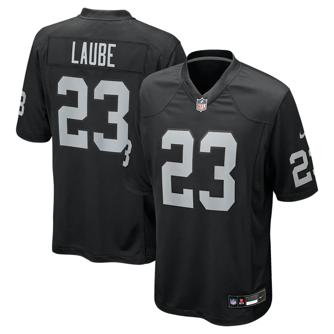 Zennovawear Dylan Laube Las Vegas Raiders Team Game Jersey - Black