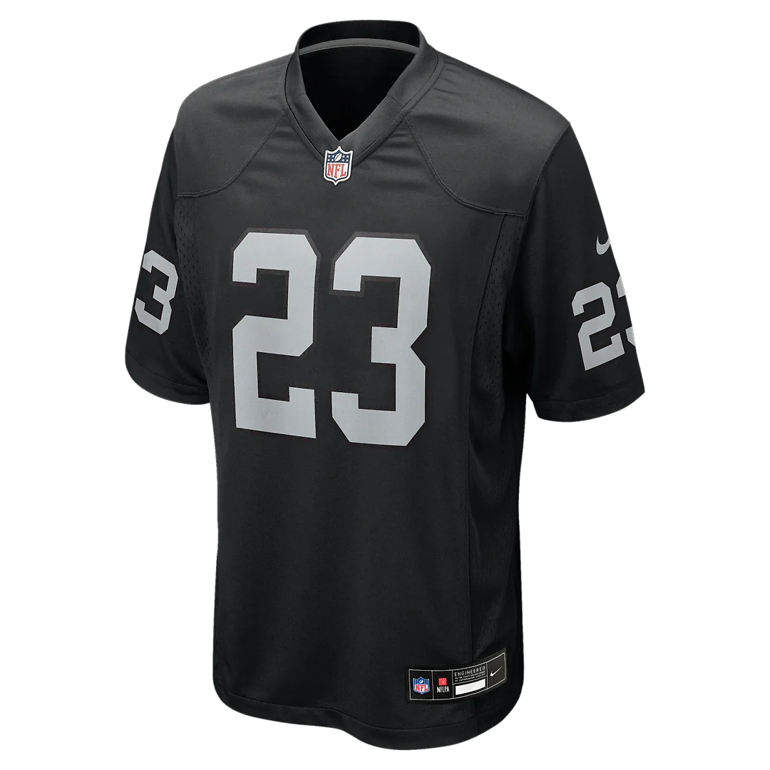 Zennovawear Dylan Laube Las Vegas Raiders Team Game Jersey - Black