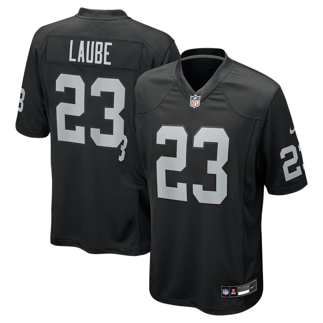Zennovawear Dylan Laube Las Vegas Raiders Team Game Jersey - Black