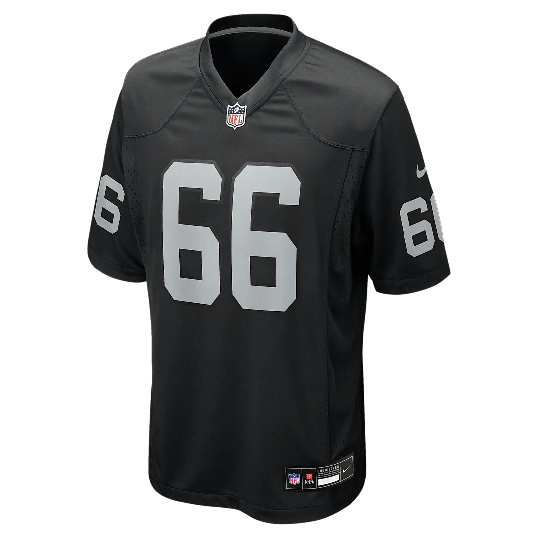 Zennovawear Dylan Parham Las Vegas Raiders Game Player Jersey - Black