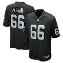 Zennovawear Dylan Parham Las Vegas Raiders Game Player Jersey - Black