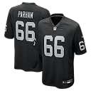 Zennovawear Dylan Parham Las Vegas Raiders Game Player Jersey - Black