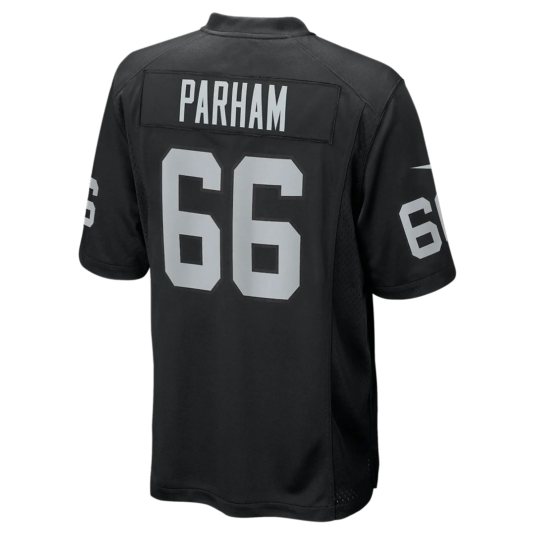 Zennovawear Dylan Parham Las Vegas Raiders Game Player Jersey - Black