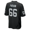 Zennovawear Dylan Parham Las Vegas Raiders Game Player Jersey - Black