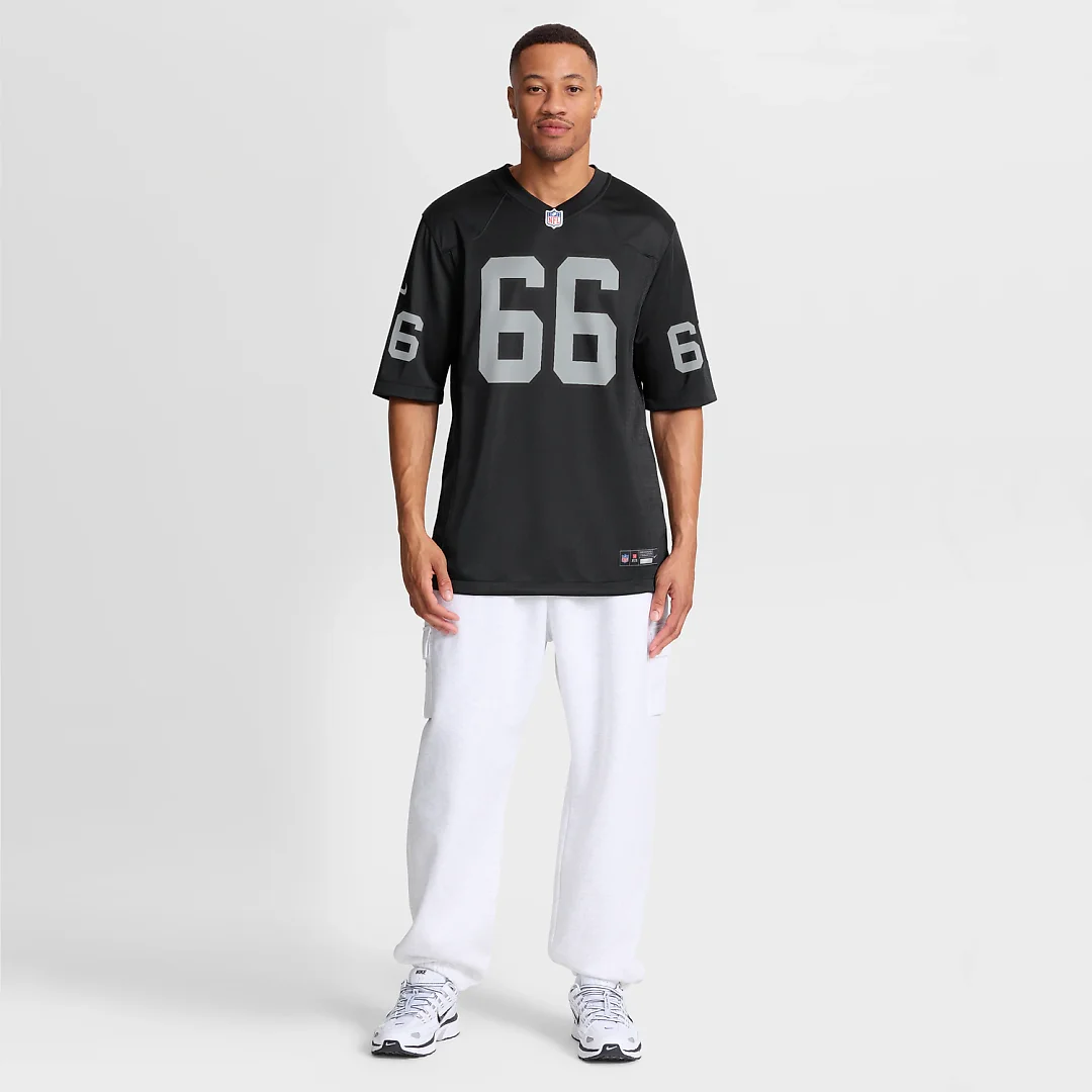 Zennovawear Dylan Parham Las Vegas Raiders Game Player Jersey - Black