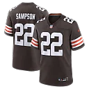 Zennovawear Dylan Sampson Cleveland Browns Team Game Jersey - Brown