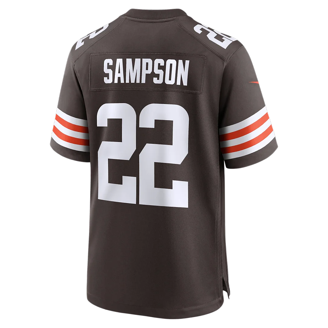 Zennovawear Dylan Sampson Cleveland Browns Team Game Jersey - Brown