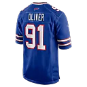 Zennovawear Ed Oliver Buffalo Bills Team Game Player Jersey - Royal