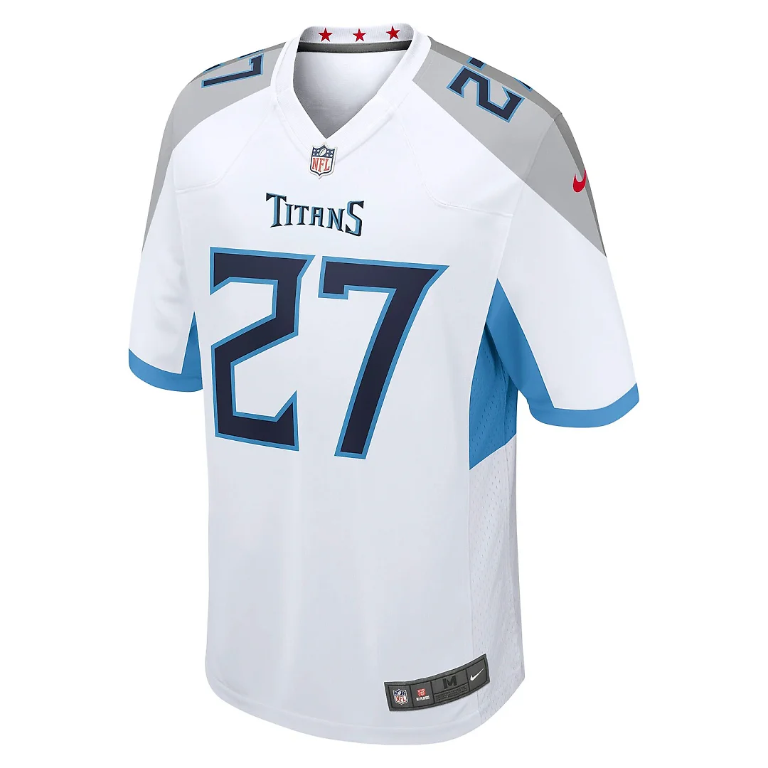 Zennovawear Eddie George Tennessee Titans Retired Player Game Jersey - White
