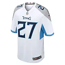 Zennovawear Eddie George Tennessee Titans Retired Player Game Jersey - White