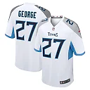 Zennovawear Eddie George Tennessee Titans Retired Player Game Jersey - White