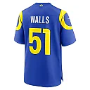 Zennovawear Eddie Walls III Los Angeles Rams Game Jersey - Royal