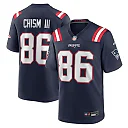 Zennovawear Efton Chism III New England Patriots Team Game Jersey - Navy