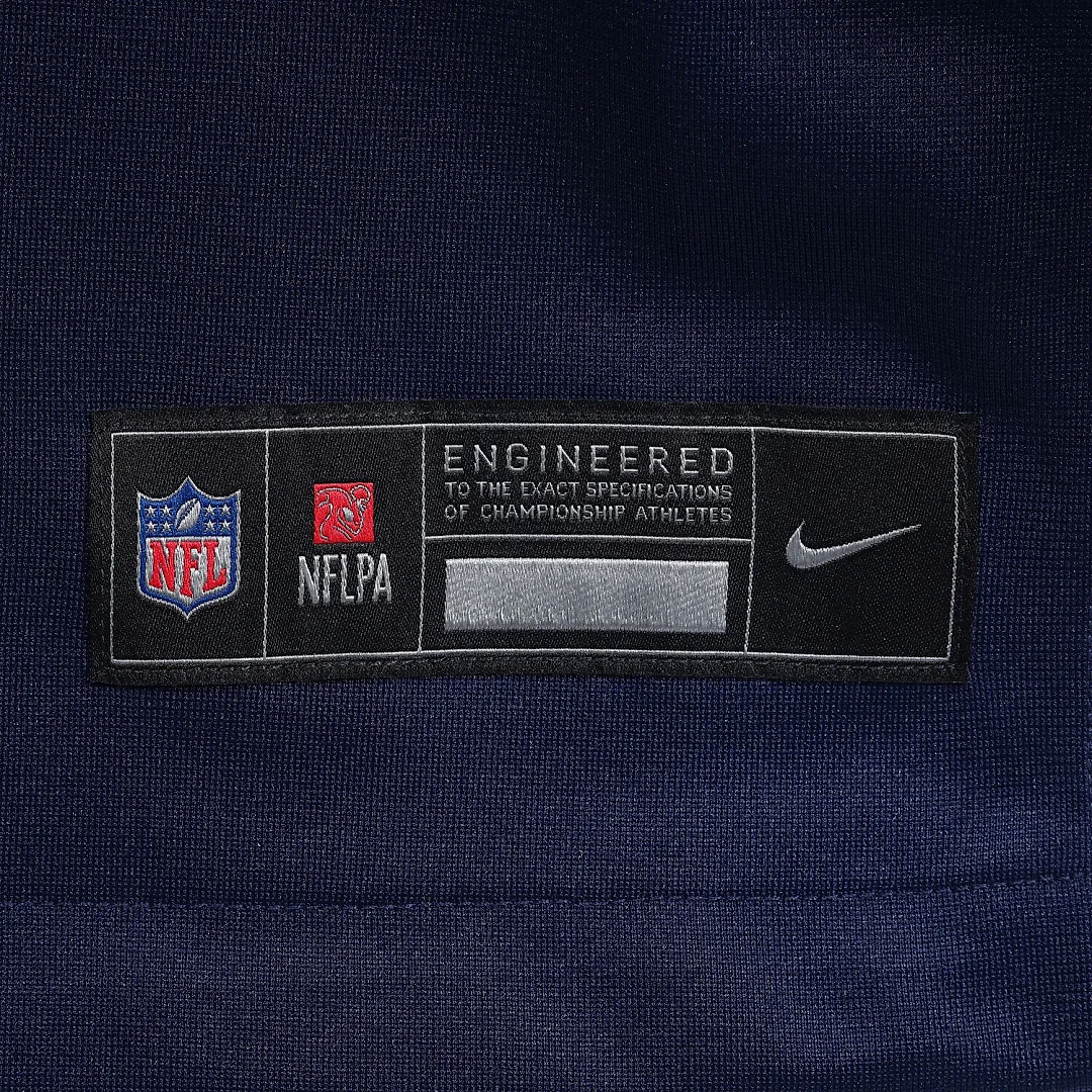 Zennovawear Efton Chism III New England Patriots Team Game Jersey - Navy