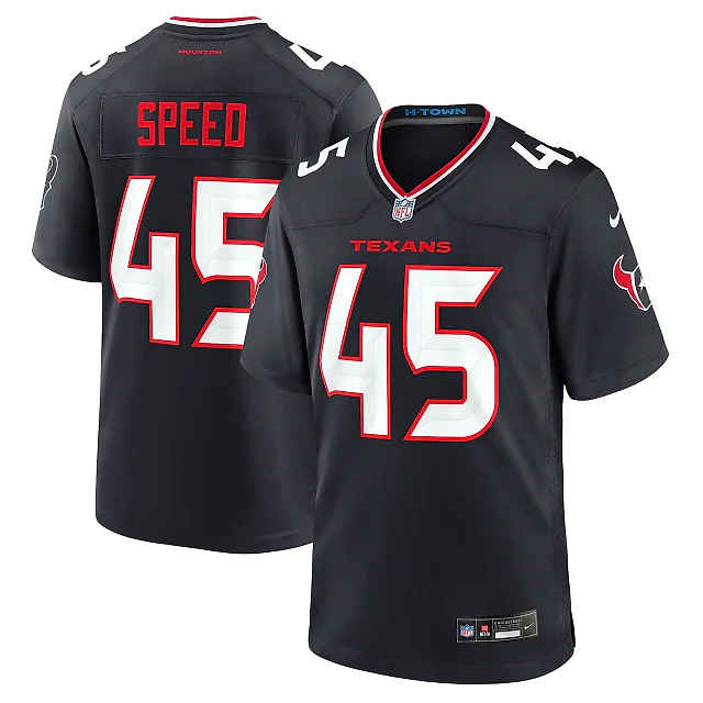Zennovawear E.J. Speed Houston Texans Team Game Jersey - Navy