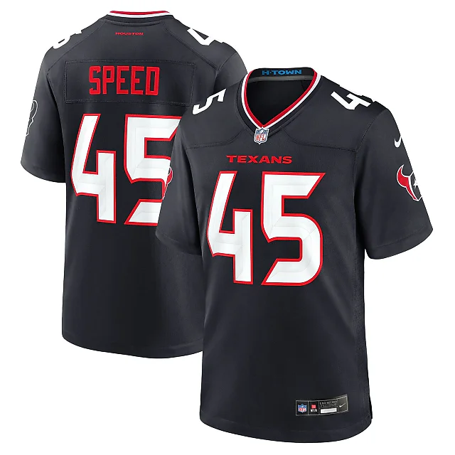 Zennovawear E.J. Speed Houston Texans Team Game Jersey - Navy