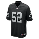 Zennovawear Elandon Roberts Las Vegas Raiders Team Game Jersey - Black
